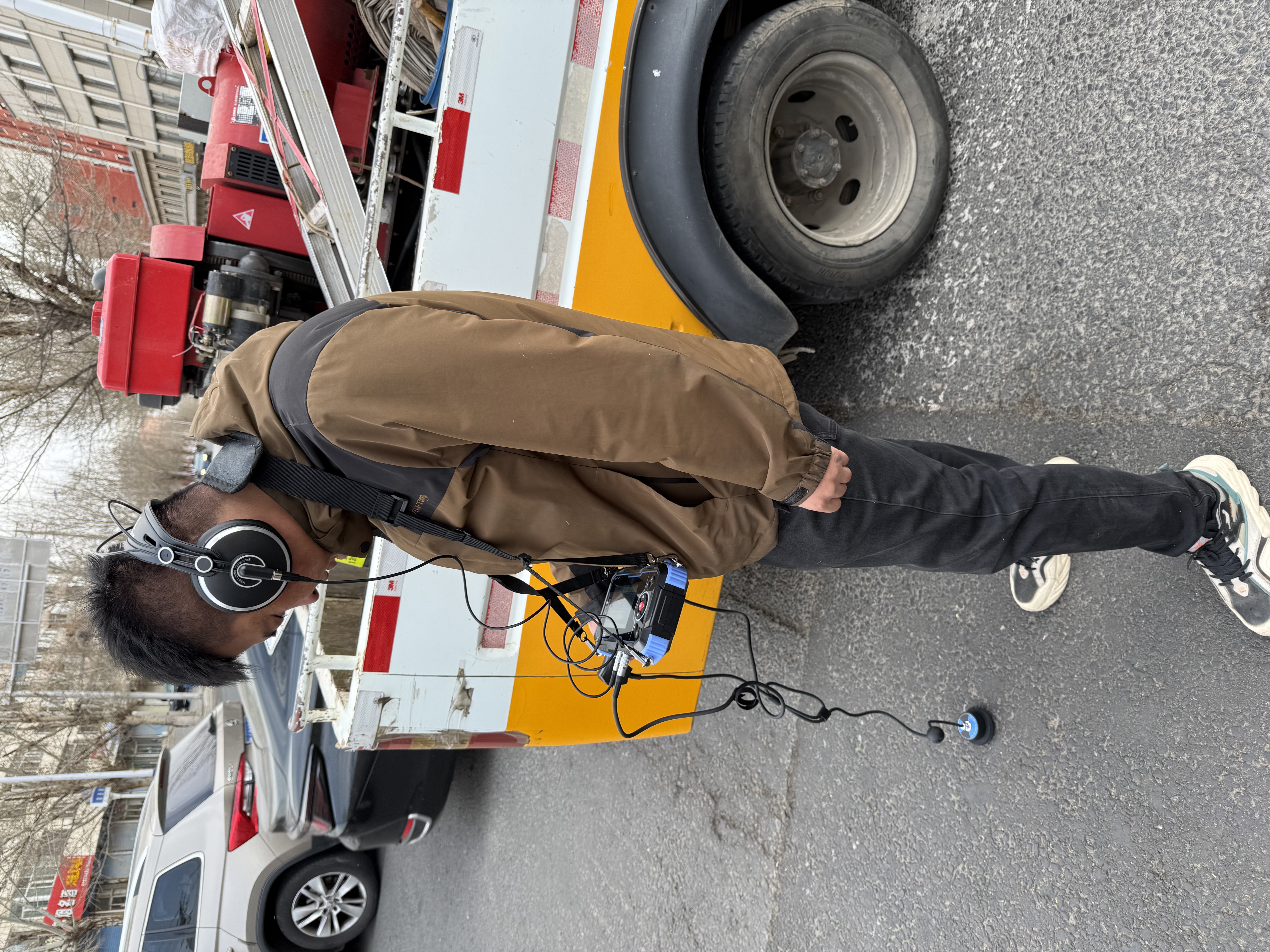 聽漏儀市政測試現(xiàn)場